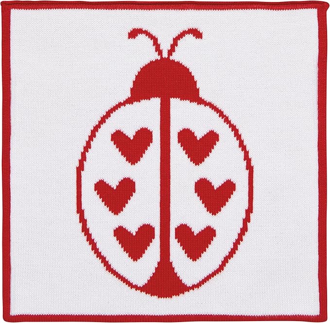 Jubilee Ladybug Knit Dishcloth, 1 EA