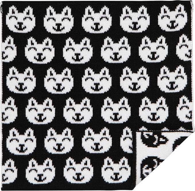 Jubilee Feline Knit Dishcloth 8 x 8in, Set of 3