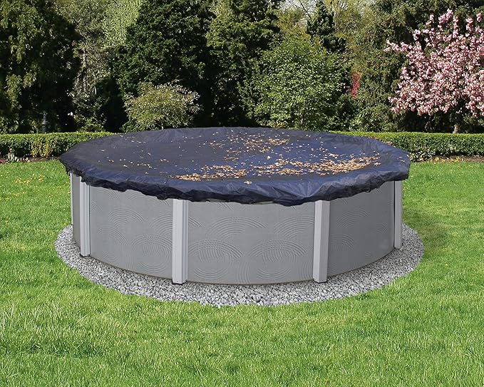 Blue Wave 12-ft Round Leaf Net Above Ground Pool Cover
