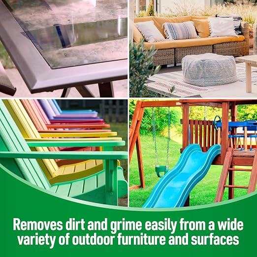 CLR Grill Cleaner and Degreaser Plus Outdoor Furniture Cleaner Bundle; VOC-free; 2-Pack of 26 Ounce Sprays
