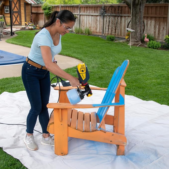 Wagner 2476838 FLEXiO 1500 Handheld HVLP Paint Sprayer, Sprays Unthinned Latex, Includes iSpray Nozzle, Complete Adjustability for All Needs, Lightweight Design