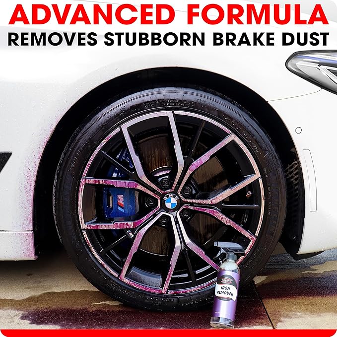 Swift Iron Remover & Wheel Cleaner (2-Pack) – Remove Brake Dust, Iron Oxide & Stuck-On Dirt & Debris from Paint & Wheels | Formula for Decon Car Wash | Preps Paint for Wax Coatings