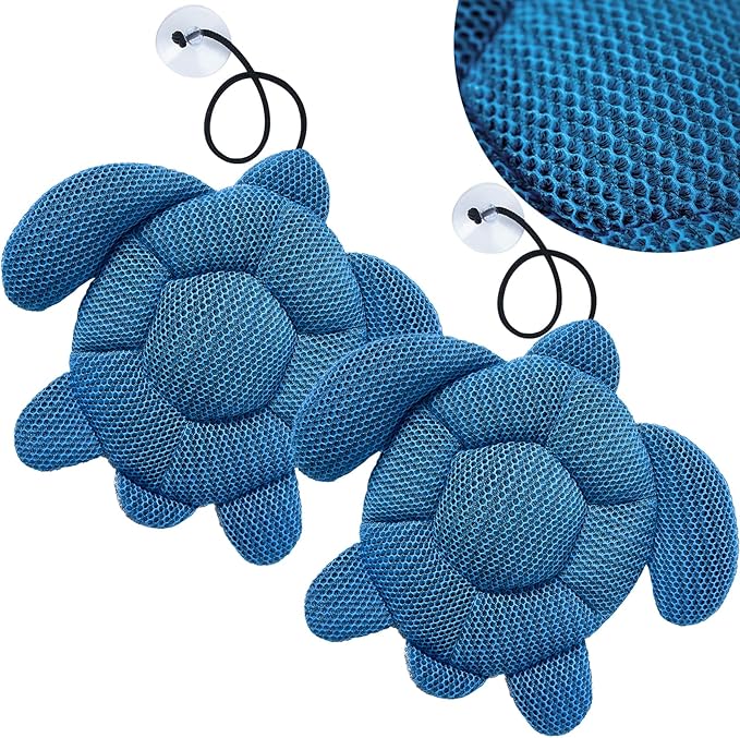 Quttisay Hot Tub Scum Absorber, Scum Turtle Hot Tub Cleaner Hot Tub Accessories 2 Pack Hot Tub Sponge for Scum Reusable Spa & Pool Cleaner Hot Tub Oil Absorbing Scum Absorber Keeps Water Clean