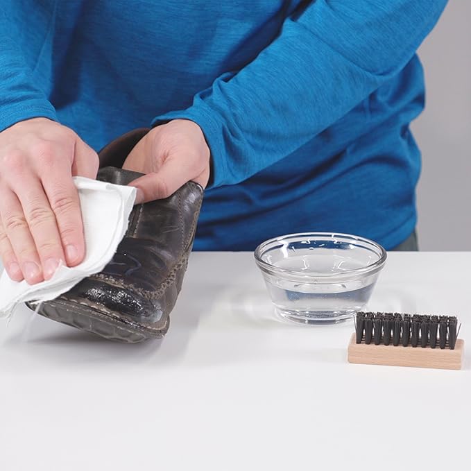 Gear AID Revivex Leather Shoe and Boot Cleaner Conditioning Kit, Restore Your Sneakers, Work and Hiking Boots, Includes Soap