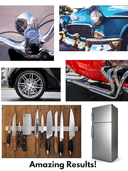 LINE10 Tools Metal Polishing Buffing Compound Bar Kit Polish Paste for Aluminum, Stainless Steel, Jewelry, Red Rouge, Green Lapping, Black Tripoli for High Gloss Shine and Scratch Removal