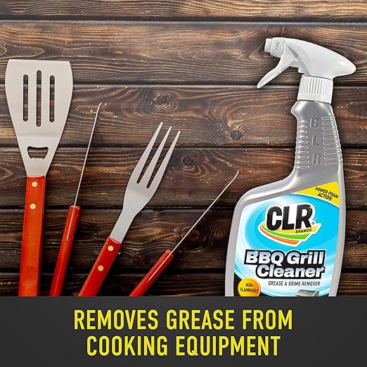 CLR Clean & Ready Grill, BBQ Grill Cleaner, 26 Ounce Spray Bottle, PB-BBQ-26