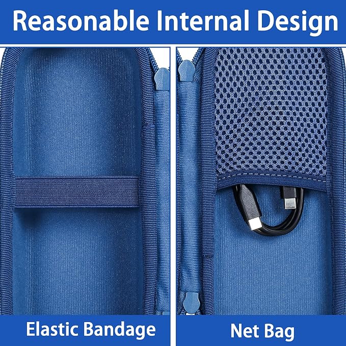 co2CREA Hard Case + Adjustable Monut Strap Bundle for Pure Enrichment PureZone Mini Portable Air Purifier – Protective Carrying Case with Multi-Purpose Mount for Car, School & Office Use
