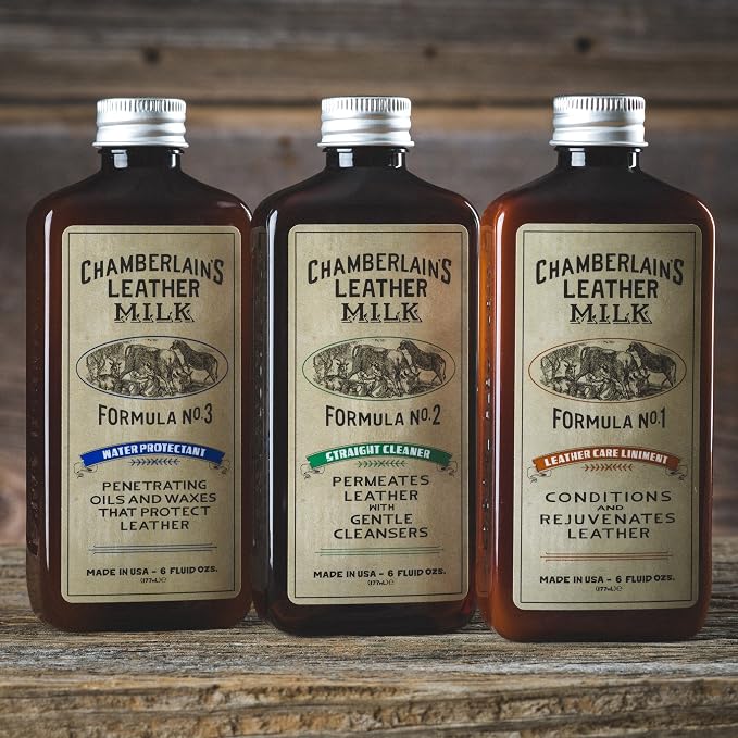 Chamberlain's Leather Milk Chamberlain's Restore and Protect Leather Care Set