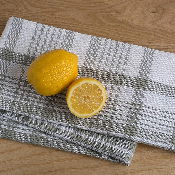 Now Designs Jumbo Pure Kitchen Towel, London Grey, Set of 3