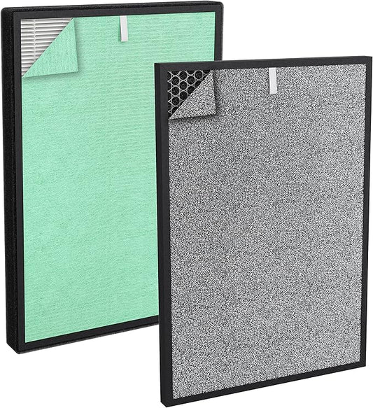 Turonic PH950_F - 4-in-2 Replacement Filter for PH950 Air Purifier, True HEPA13, Cotton, Activated Carbon, Cold Catalyst