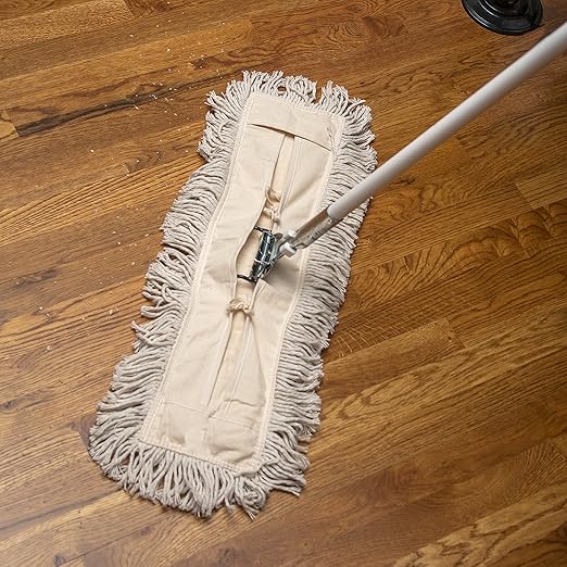 SPARTA Flo-Pac Dust Mop Tie Back for Cleaning, 24 X 5 Inches, Tan