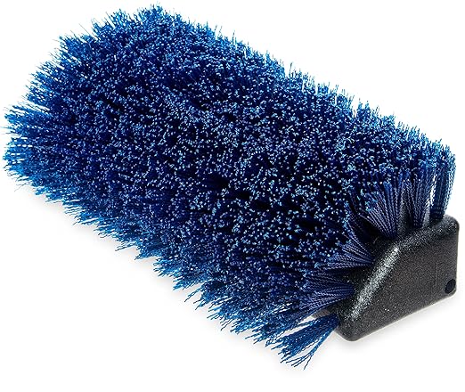 SPARTA 4042514 Spectrum Plastic Shoe Brush, Boot Brush, Shoe Polish Brush With Non-Absorbent For Cleaning, 10 Inches, Blue, (Pack of 12)