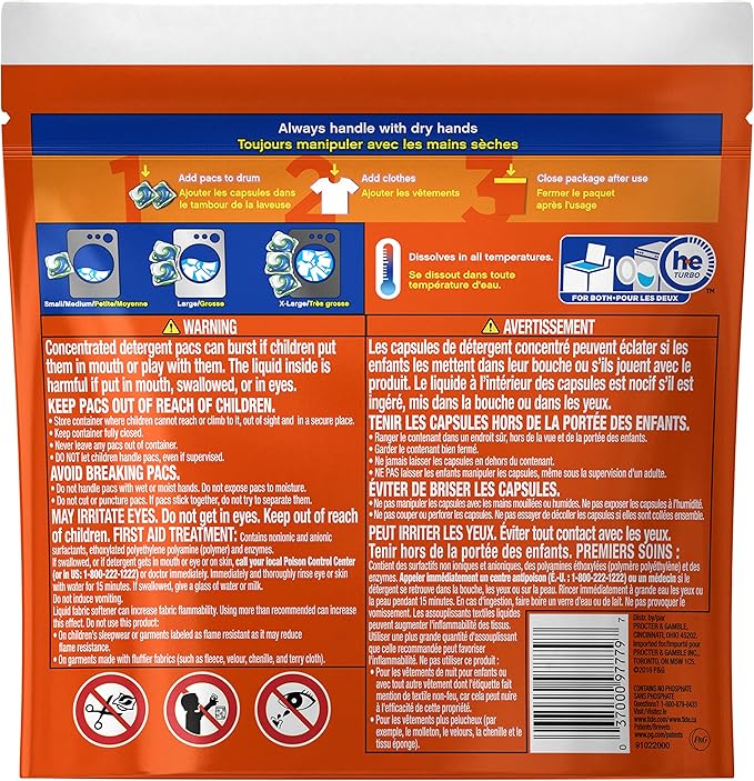 Tide PODS with Downy, Liquid Laundry Detergent Pacs, April Fresh, 12 count