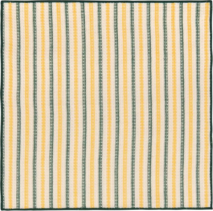 Now Designs Full Bloom Dishcloth Counter Display - Set of 25 Assorted, 100% Cotton, Floral Mix, CDU Dimensions L7.5 x D6.5 x H6.75in