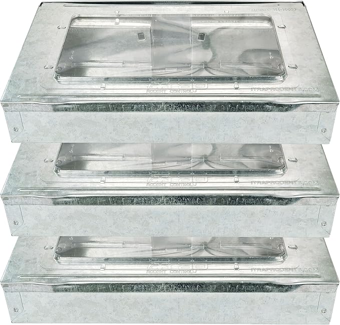 iTrap Multi-Catch Humane Mouse Trap with Clear Top | Repeater Mouse Trap for Home & Office | Set of 3 - iTrap-002-S4-3PK