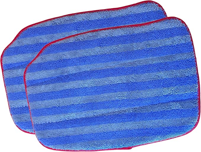McCulloch MC1385 Deluxe Canister Steam Cleaner with 23 Accessories & A1230-005 Nylon Utility Brush (5 Pack) & A1375-100 Replacement Traditional Microfiber Mop Pad for MC1375, 2-Pack